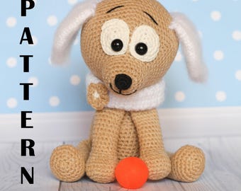 Crochet dog pattern in English