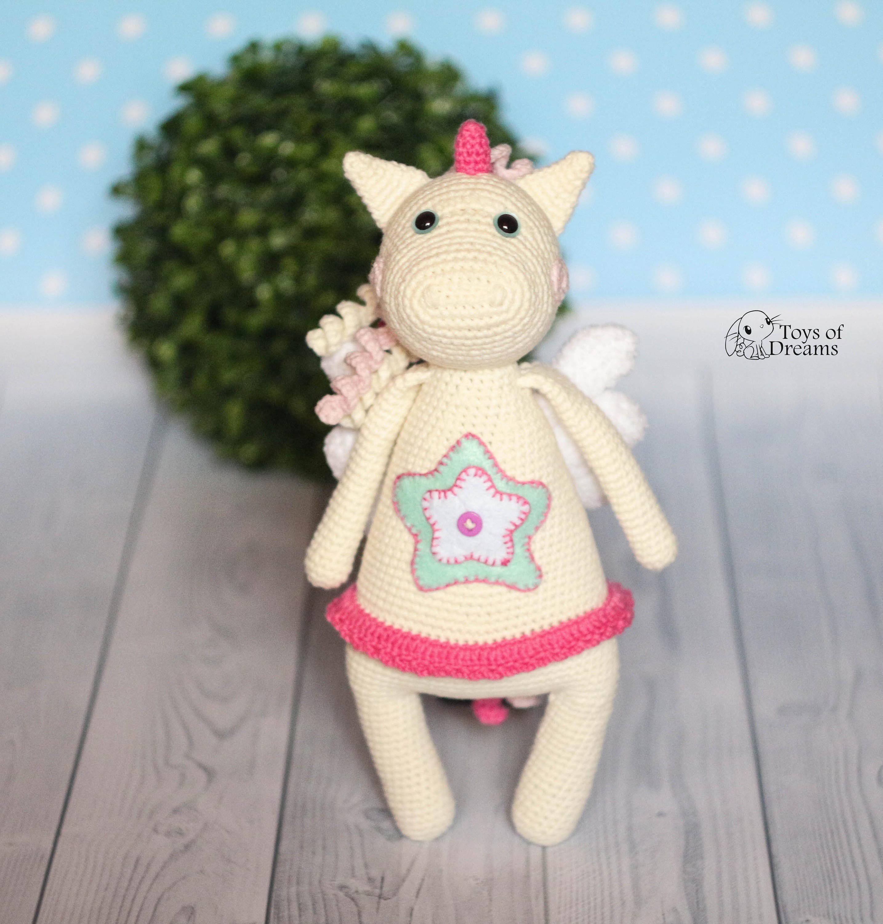 Crochet Unicorn Unicorn Toy Unicorn Amigurumi Rainbow | Etsy