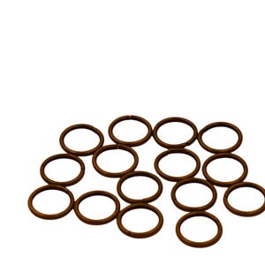 15 pieces of 14mm Antique Bronze Jump Rings, Large Antique Bronze Jump Rings, 14mm Antique Bronze closed jump ring, Antique Bronze Jump ring