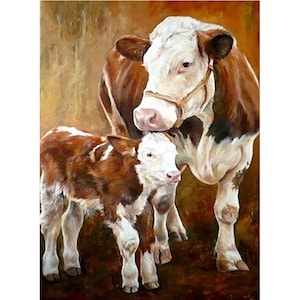 Other Wall Decor 30x30cm Diy 5d Milk Cow Diamond Painting Kits For Kids,  Full Square Drill Diamond Art Kits For Adults Cow Diamond Painting Animal  Kit