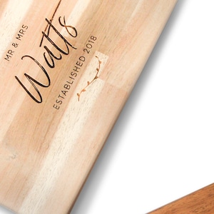Hardwood Personalised Custom Cheese Board, Chopping Board, Serving Board, Wedding Gift, Anniversary Gift