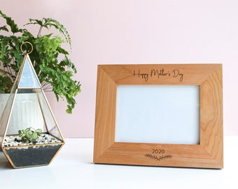 Personalised Mother's Day Photo Frame, 5x7, 8x10, Custom, Laser Engraved, Keepsake Gift, Mum, Grandma, Nanna, Wife