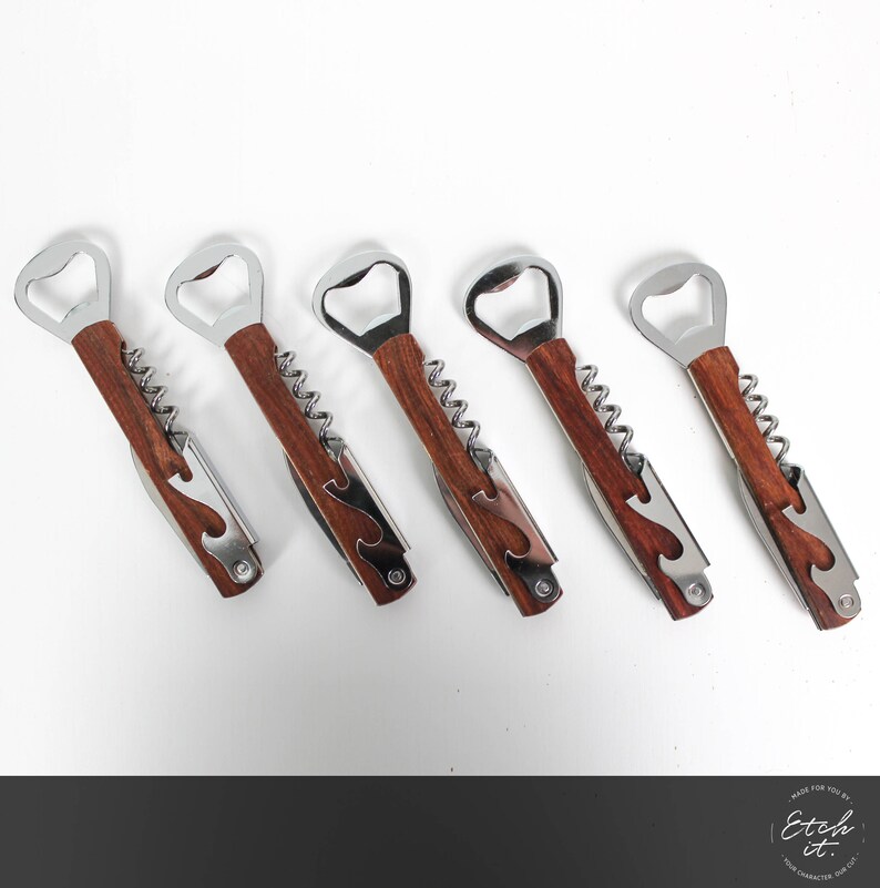 4 Personalised Bottle Opener Groomsmen Gift Gift For Him Etsy