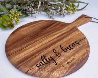 Personalised Custom Cheese Board, Custom Chopping Board, Serving Board, Wedding Gift, Anniversary Gift Gift for Bride and Groom Housewarming