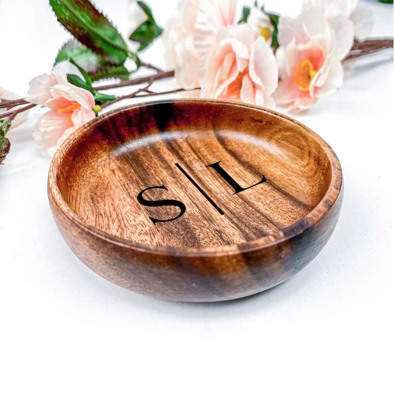Wooden Ring Dish Custom Wedding Ring Dish Wedding Gift Etsy Australia