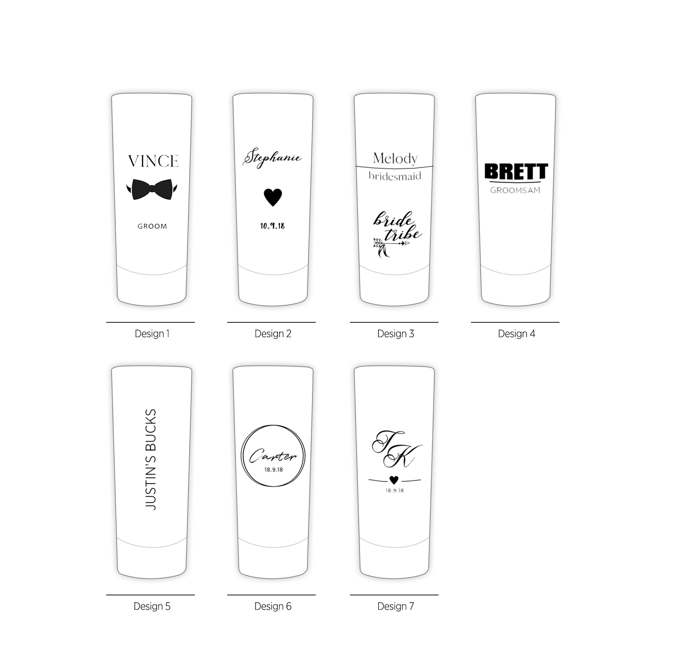 Personalised Shot Glasses Gift Idea Wedding Gift Etsy Australia