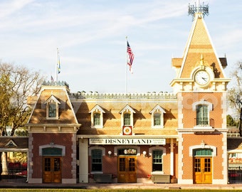 Disneyland Main Street Station - Digital Photo Download