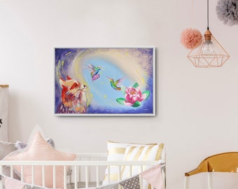Dulzura de la vida / Pintura original / Arte original / Arte de lienzo / Pieza hecha a mano / Decoración del hogar / Pintura acrílica