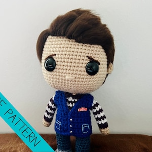 PATTERN: Supernatural Steve Castiel Plush Crochet PDF