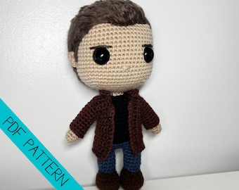 PATTERN: Supernatural Dean Winchester Plush Crochet PDF