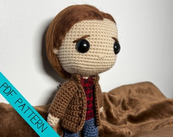 PATTERN: Supernatural Sam Winchester Plush Crochet PDF