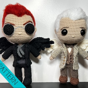 PATTERN: Aziraphale and Crowley Crochet