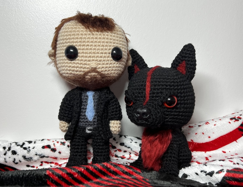 PATTERN Supernatural Crowley and Hellhound Juliet Crochet PDF Etsy
