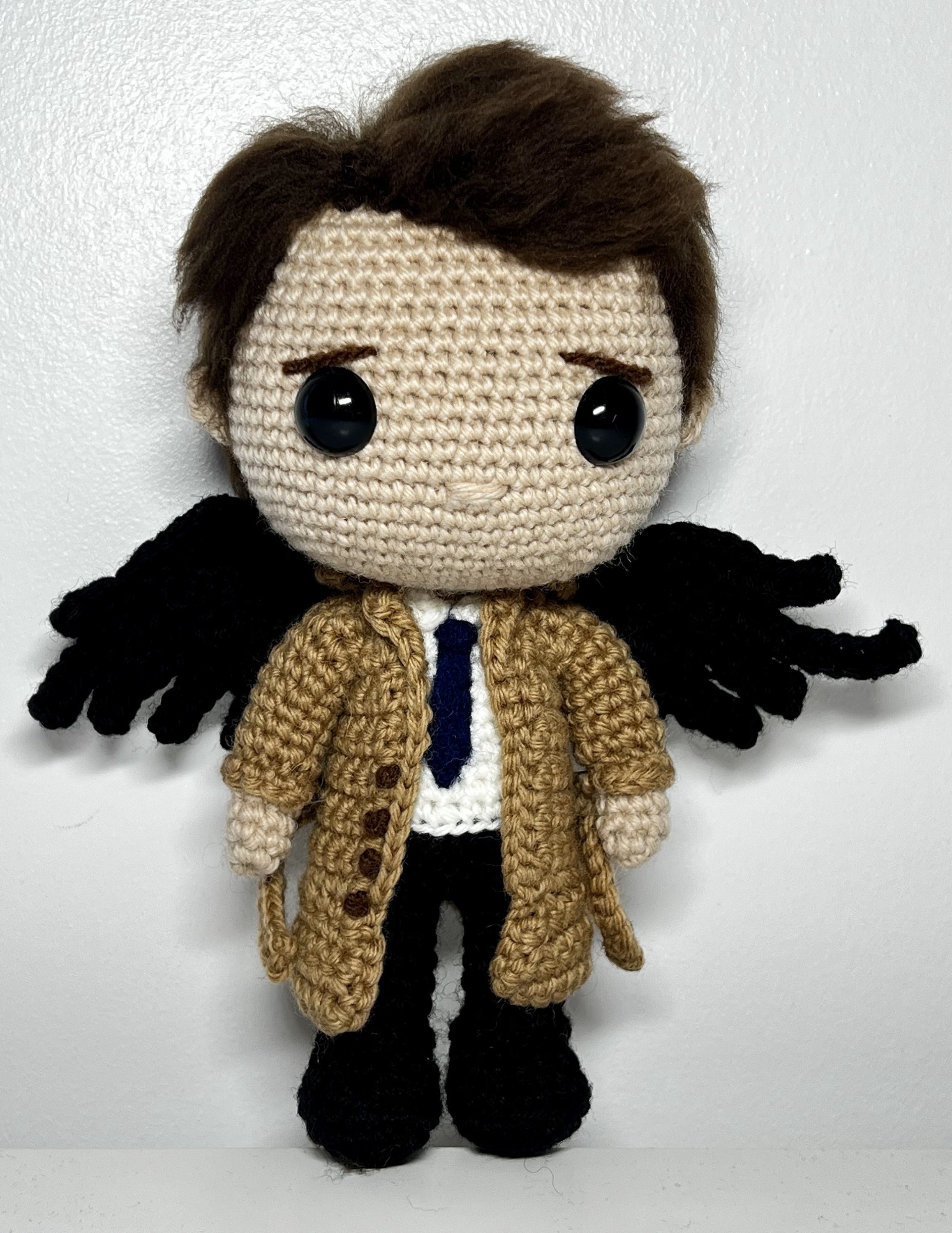 PATTERN: Supernatural Castiel Plush Crochet PDF - Etsy