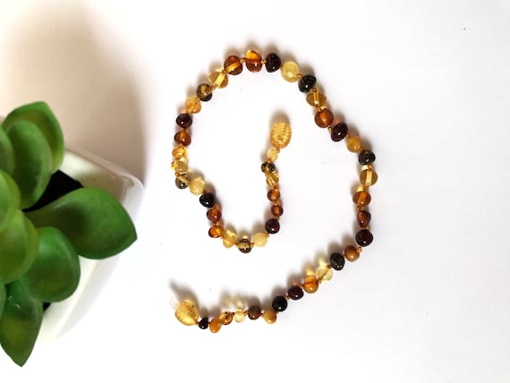 teething bead necklace