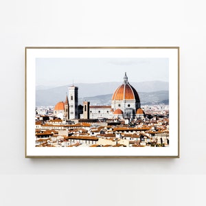 Florence Panorama Print: Santa Maria del Fiore Cathedral (Digital Download)