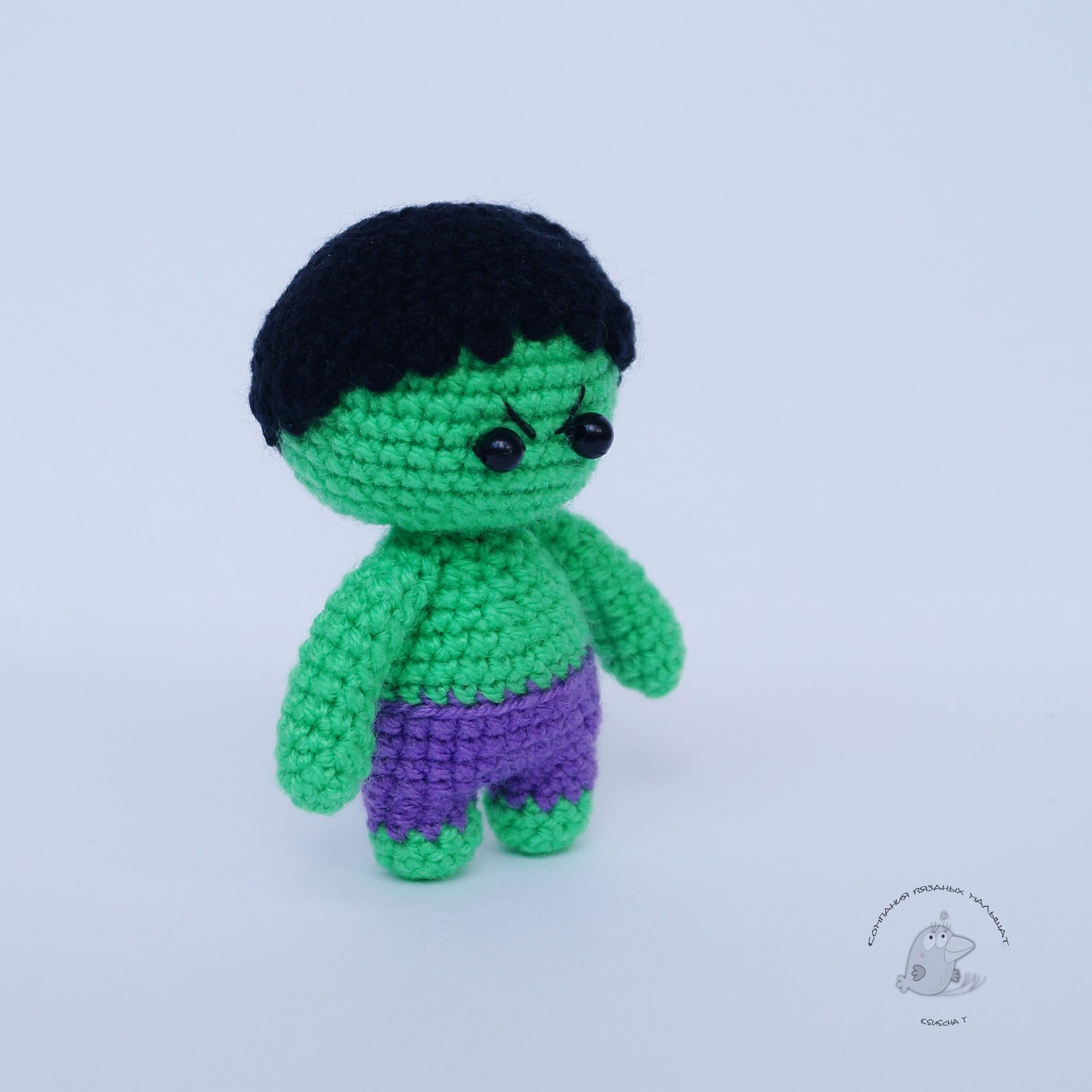 Pattern Hulk crochet amigurumi toy Superhero PDF English | Etsy