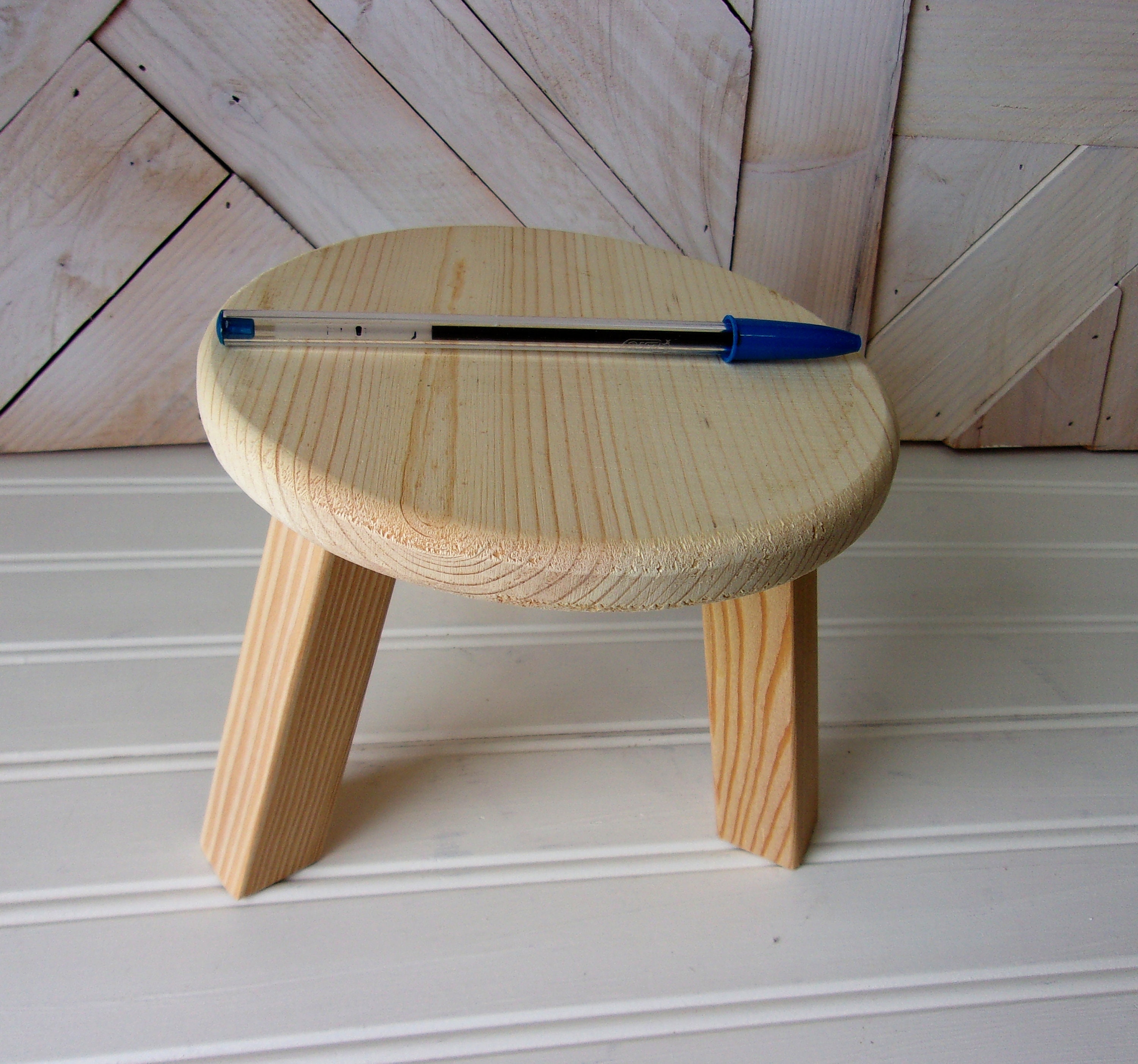 Unfinished Three legged Small Plant Stand Stool 6 inch Etsy