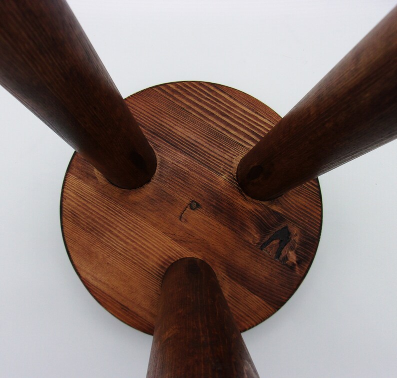 Free Returns Accent Table Stool Tall 3 legged Plant Stand Etsy