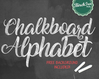 chalkboard font etsy chalk board fonts