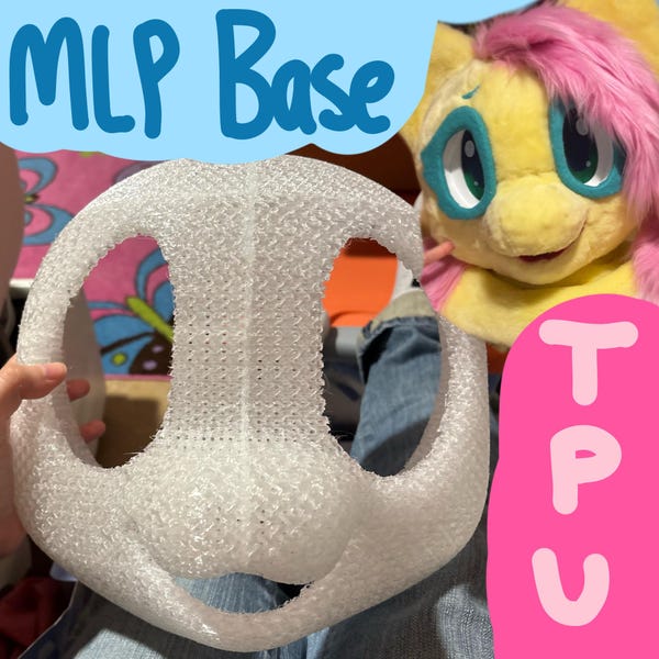 MLP Shy Pony Fursuit Base Flexible TPU Print