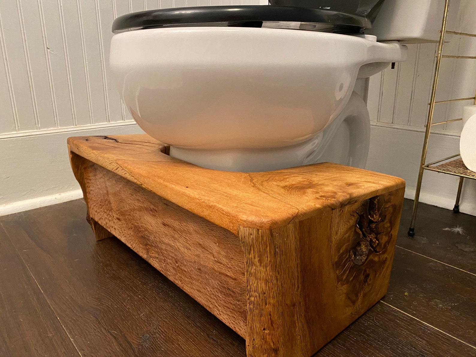 Handmade Wood Squatty Potty Toilet Step Stool Etsy