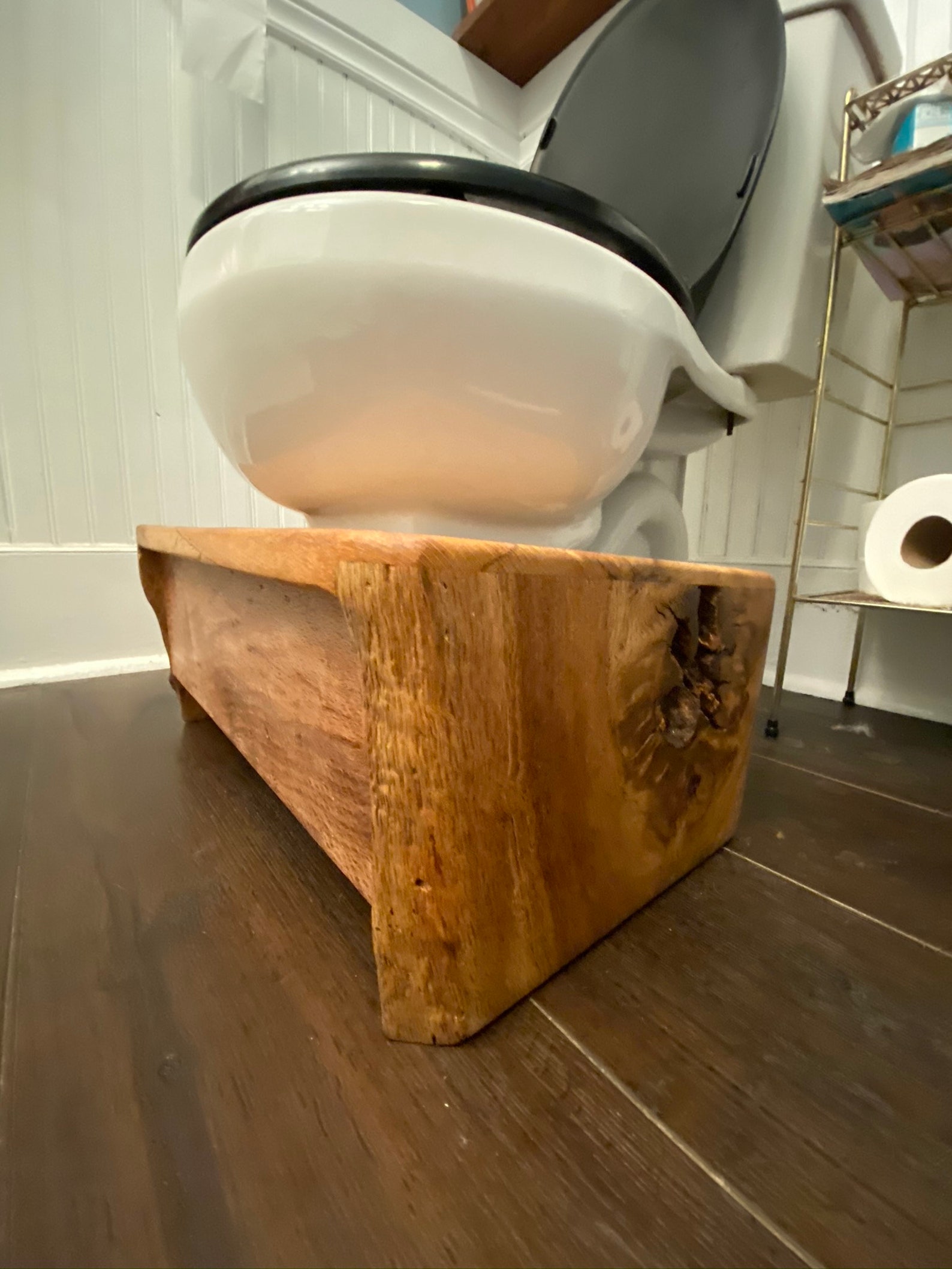 Handmade Wood Squatty Potty Toilet Step Stool Etsy