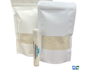 Crushed Cattle Bone Hermit Crab Food - Minerals, Calcium, Protein - Pour N’ Go Food Tube ™ - Hermit Crab Diet