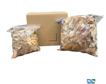 Mixed Hardwood Leaf Litter - Oak, Maple, Hickory Leaves - Bioactive Hermit Crab, Reptile, Isopod, Crabitat, Terrarium Decor