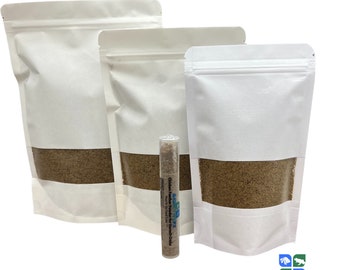 Chicken Feather Powder Hermit Crab Food - Protein - Pour N’ Go Food Tube ™ - Hermit Crab Diet