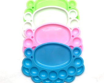 Plastic Hermit Crab Food Dish/Tray/Bowl - 16 Compartments/Bowls/Holes