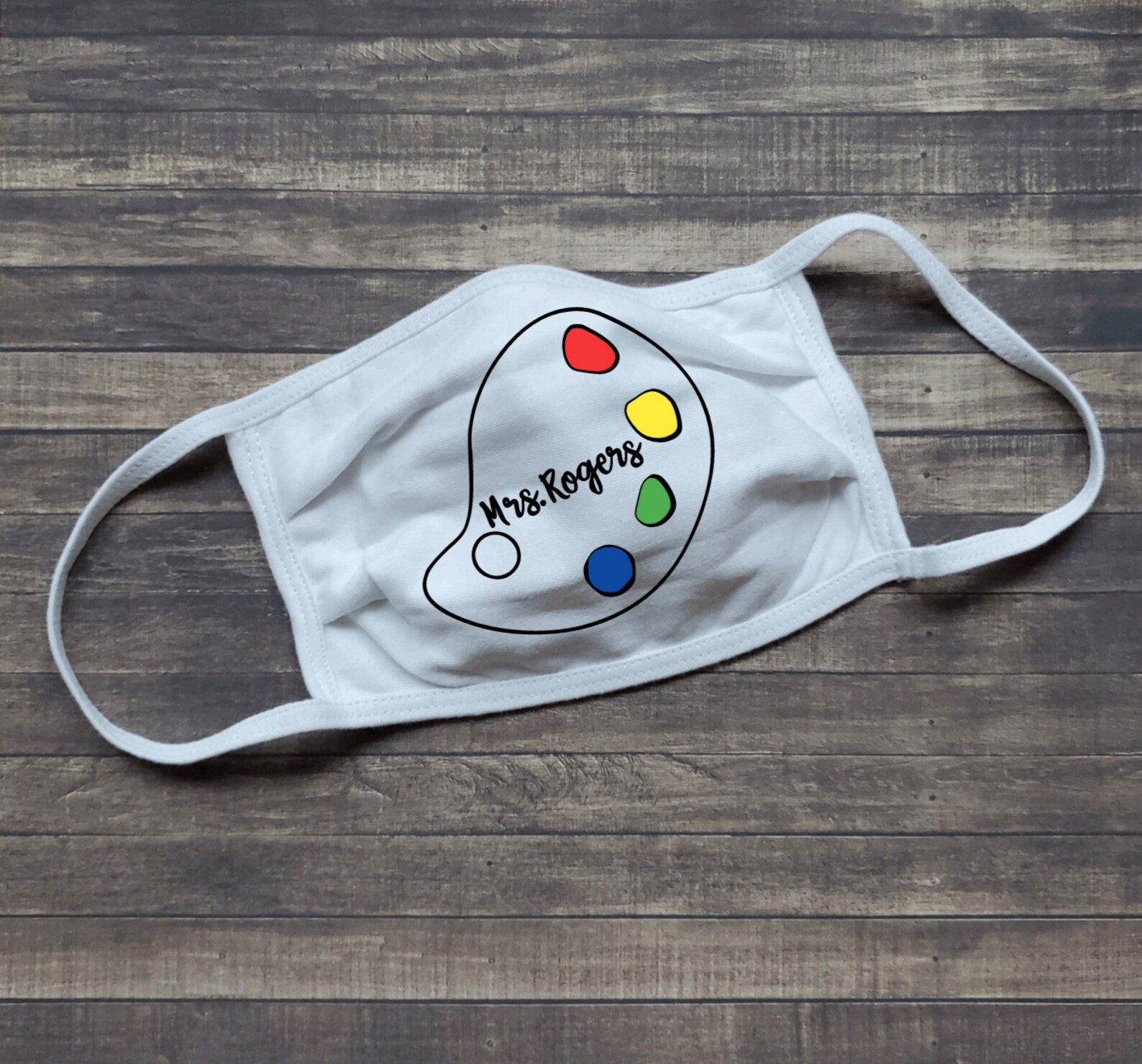 Art teacher Mask School Mask School Teacher mask Etsy