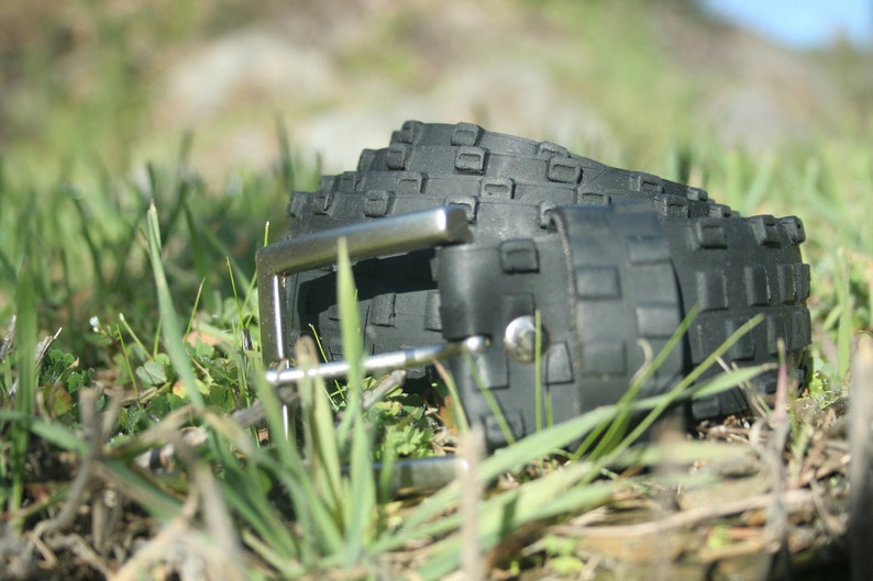 Trashion Bicycle Belt Upcycled Bike Tire Reused Tyre Etsy UK