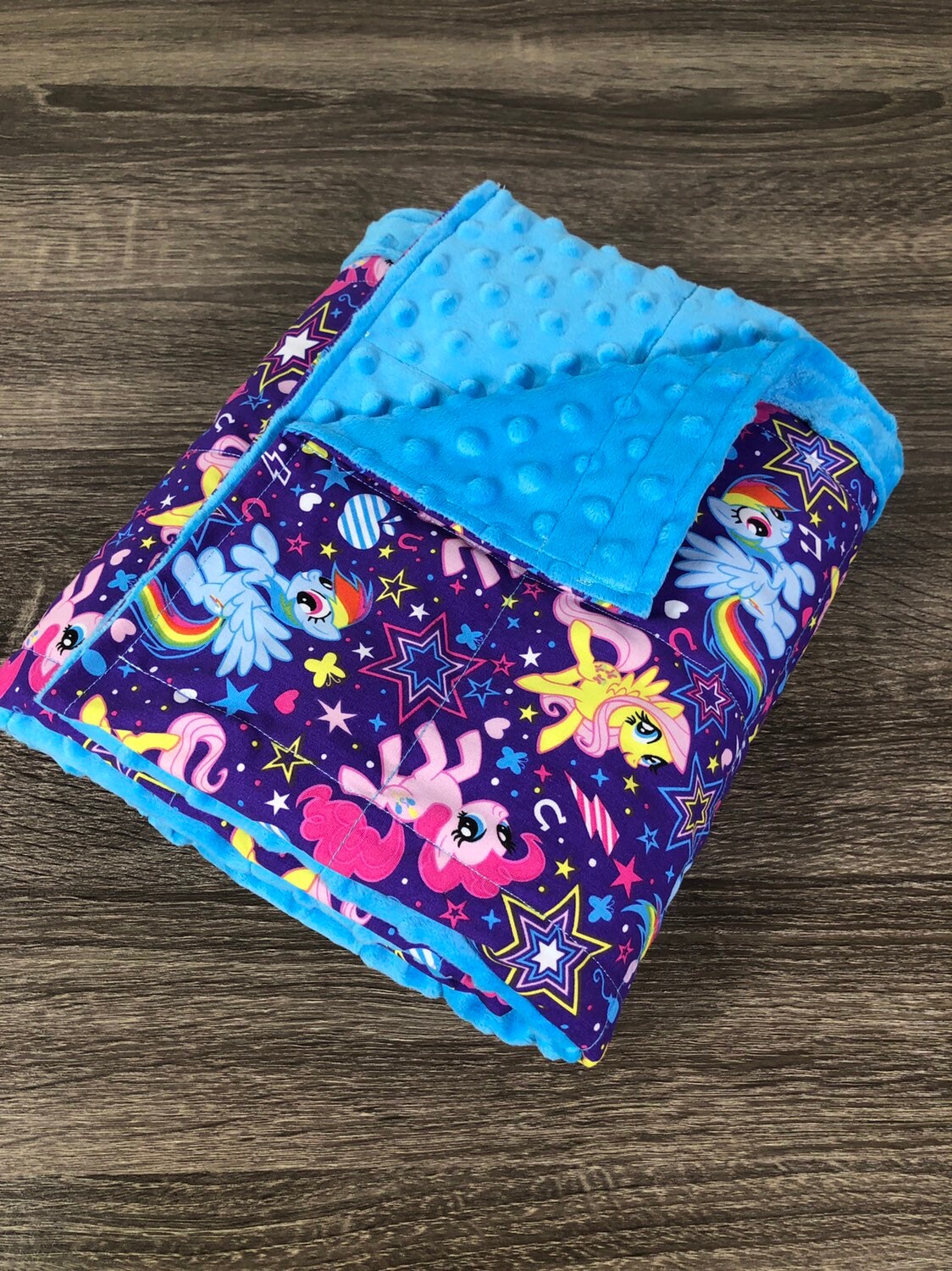 5 pound Ready to Ship My Little Pony Weighted Blanket ...