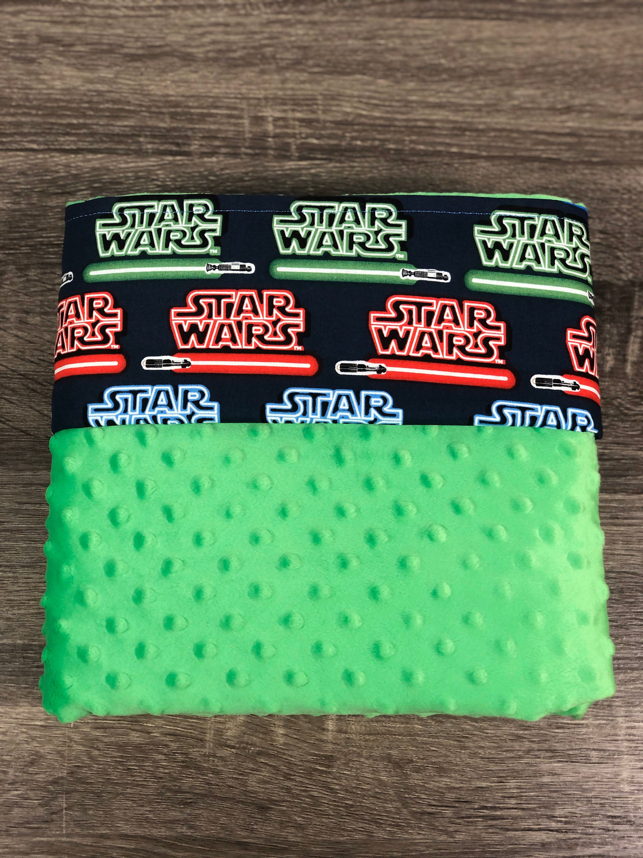 Star Wars Light Sabers Glow in the Dark Weighted blanket, Child to Teen