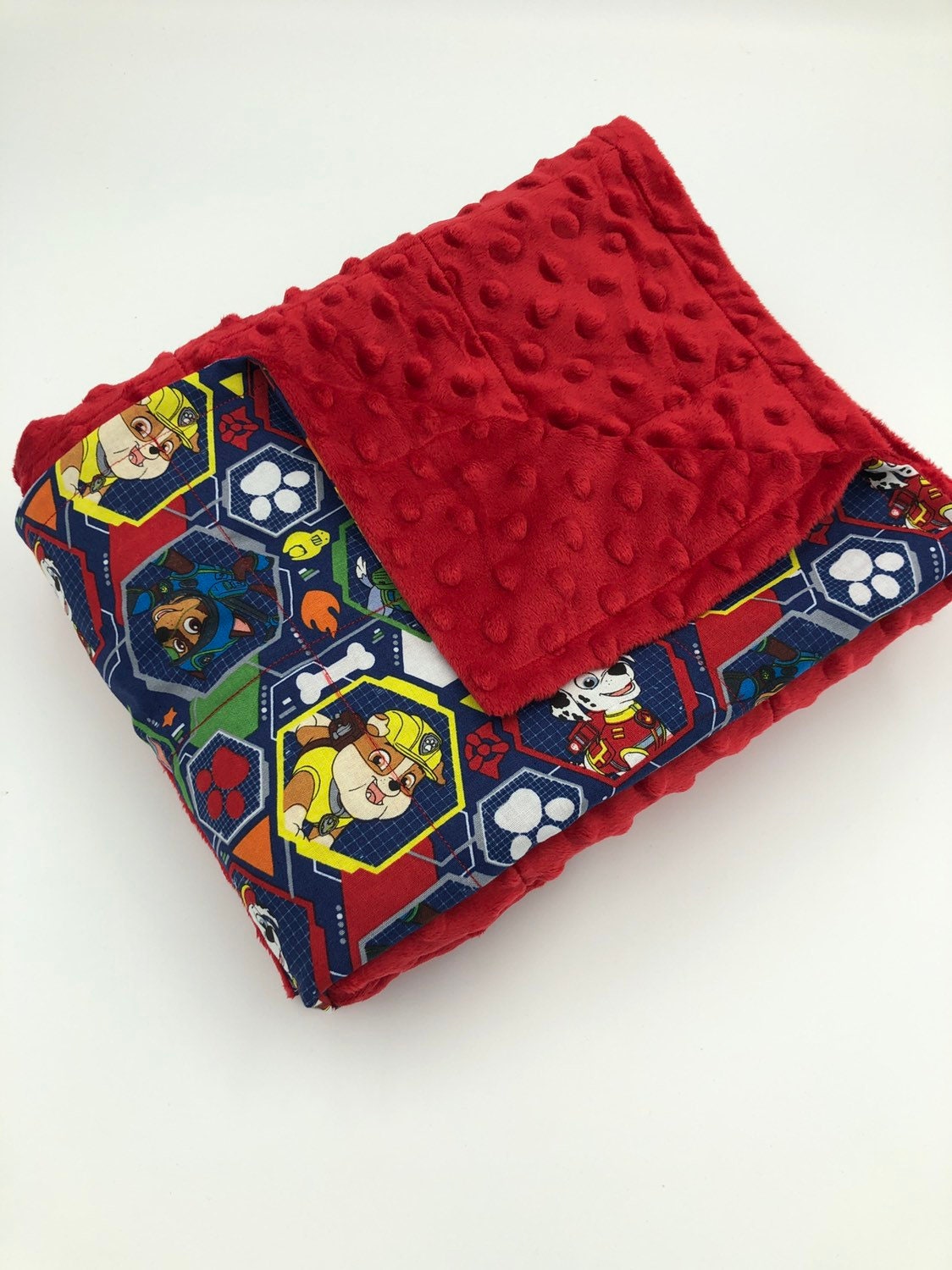 Paw Patrol Weighted blanket, Puppy Weighted Blanket, Child Size