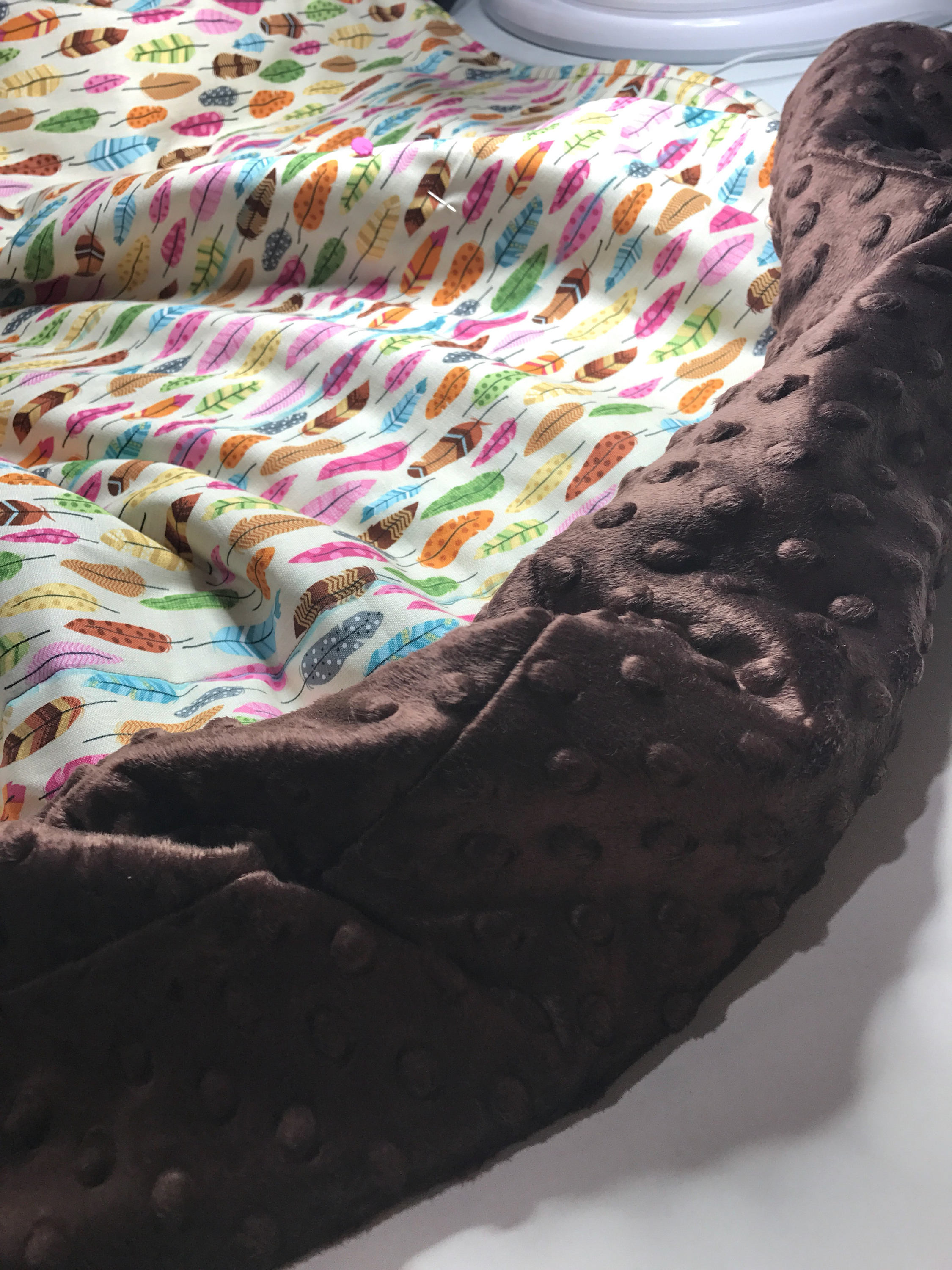 Aztec Theme Weighted Blanket/ Weighted Blanket for her/ Weighted