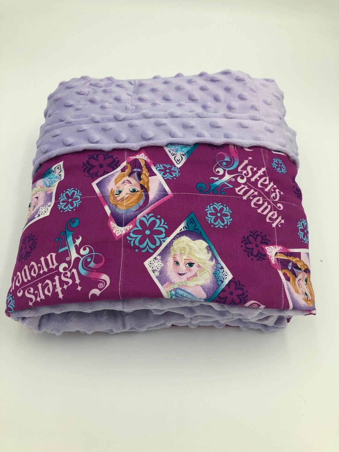 5.5pound Frozen Weighted blanket, 42x48inches 5.5pounds, Elsa Weighted