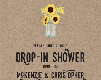 Open House Drop in Shower Bridal Shower Invitation - Etsy