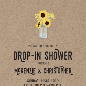 Drop in Bridal Shower Invitation - Etsy