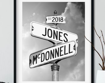 Street Signs Personalized Digital Photo