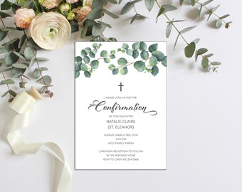 confirmation invite etsy