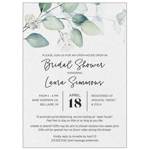 Open House Drop in Shower Invitation - Etsy
