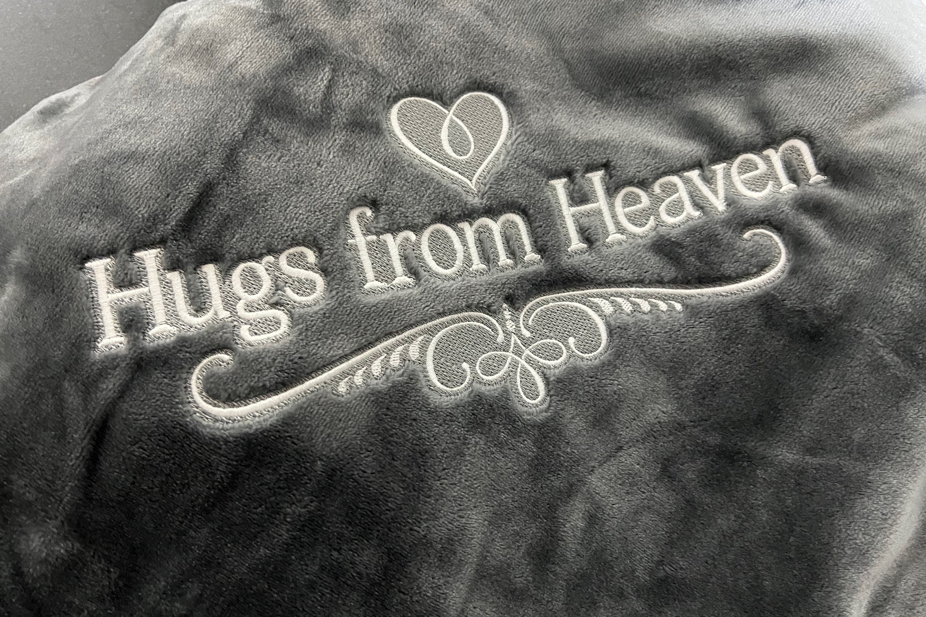 Hugs from heaven blanket deals