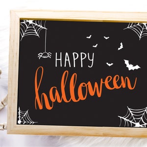 Happy Halloween Printable Sign 8x10 Printable Halloween - Etsy
