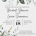 Open House Drop in Shower Invitation With Elegant Greenery - Etsy