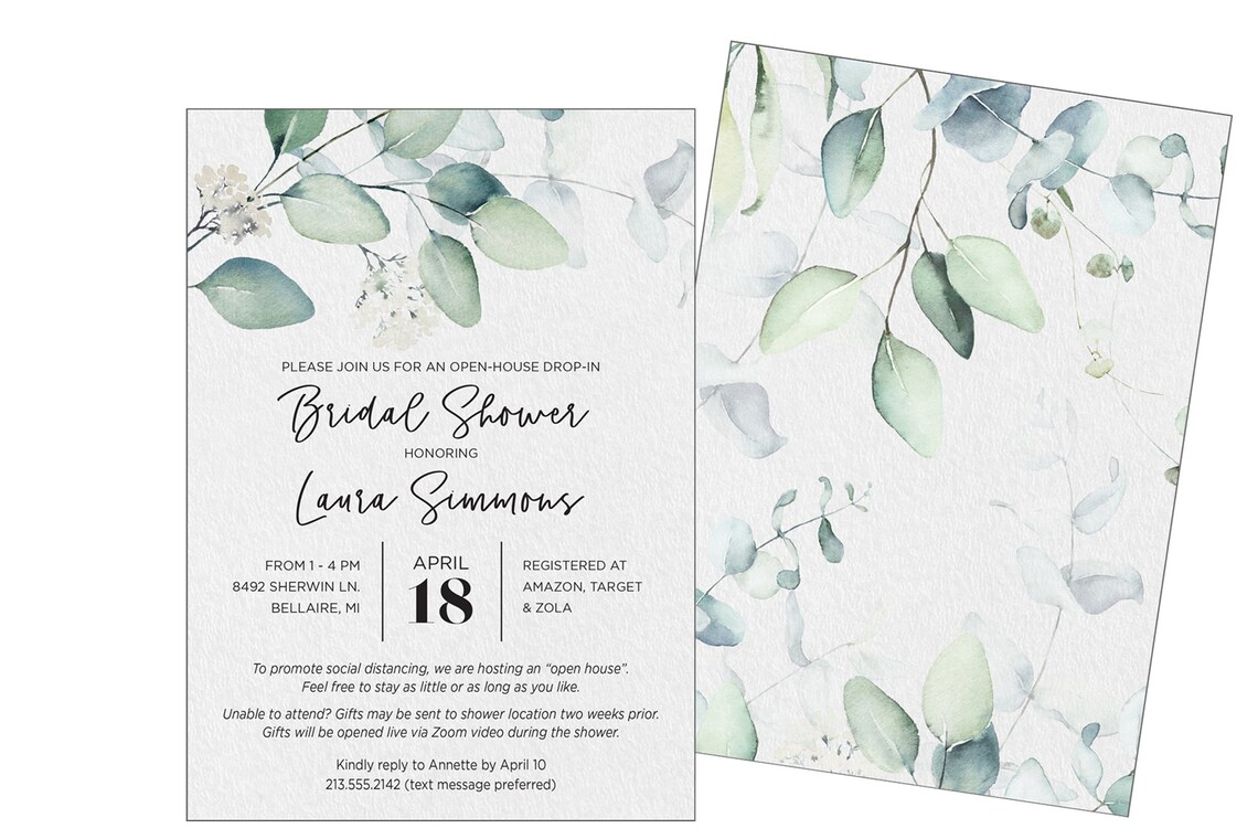 Open House Drop in Shower Invitation - Etsy