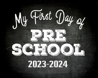Last Day of Pre K4 Sign Last Day of School Sign 2024 Pre K4 Preschool ...