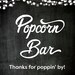 Instant Download Printable Popcorn Bar Party Sign - Etsy