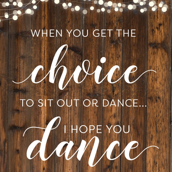 I Hope You Dance - Etsy